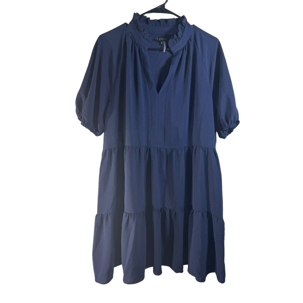 1. State Navy Blue Mini Dress - Picture 3 of 10